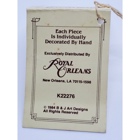 Jan Hagara Collection Porcelain Ornaments Set Carol Jill Jessica Lot of 3 - Picture 8 of 16